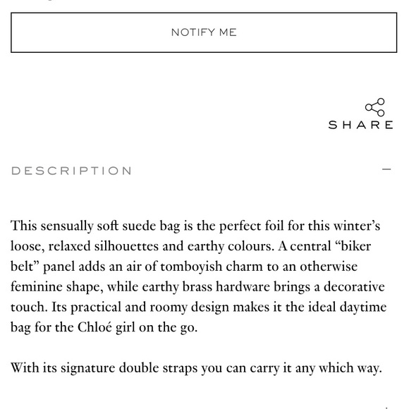 Chloe Suede Medium Lexa - Picture 11 of 16